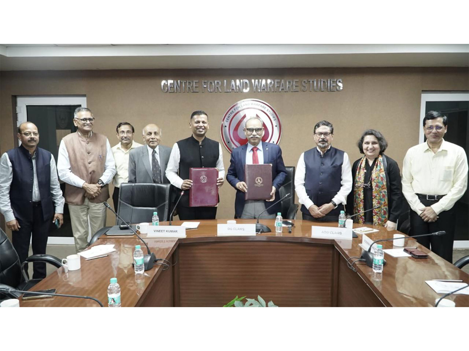 CyberPeace and Centre for Land Warfare Studies Signs an MoU (Photo/CyberPeace)