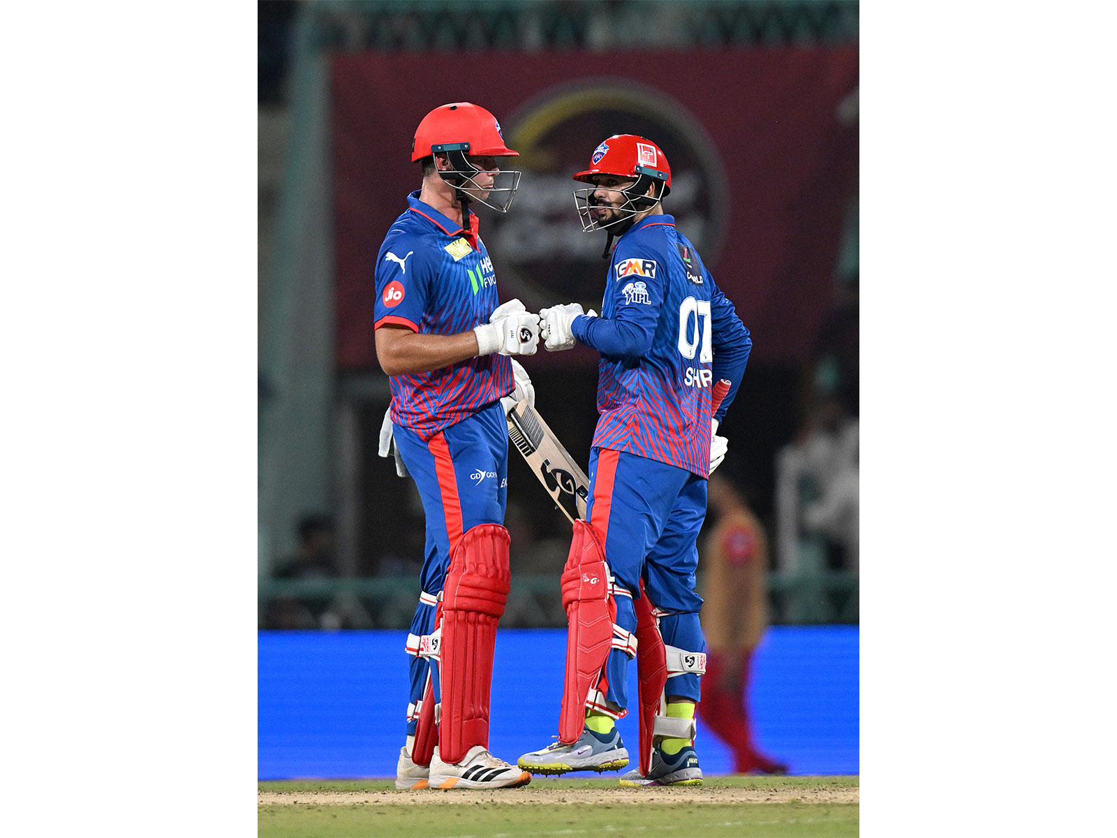  Delhi Capitals' Tristan Stubbs (left) and Sameer Rizvi (right) (Photo: ANI)