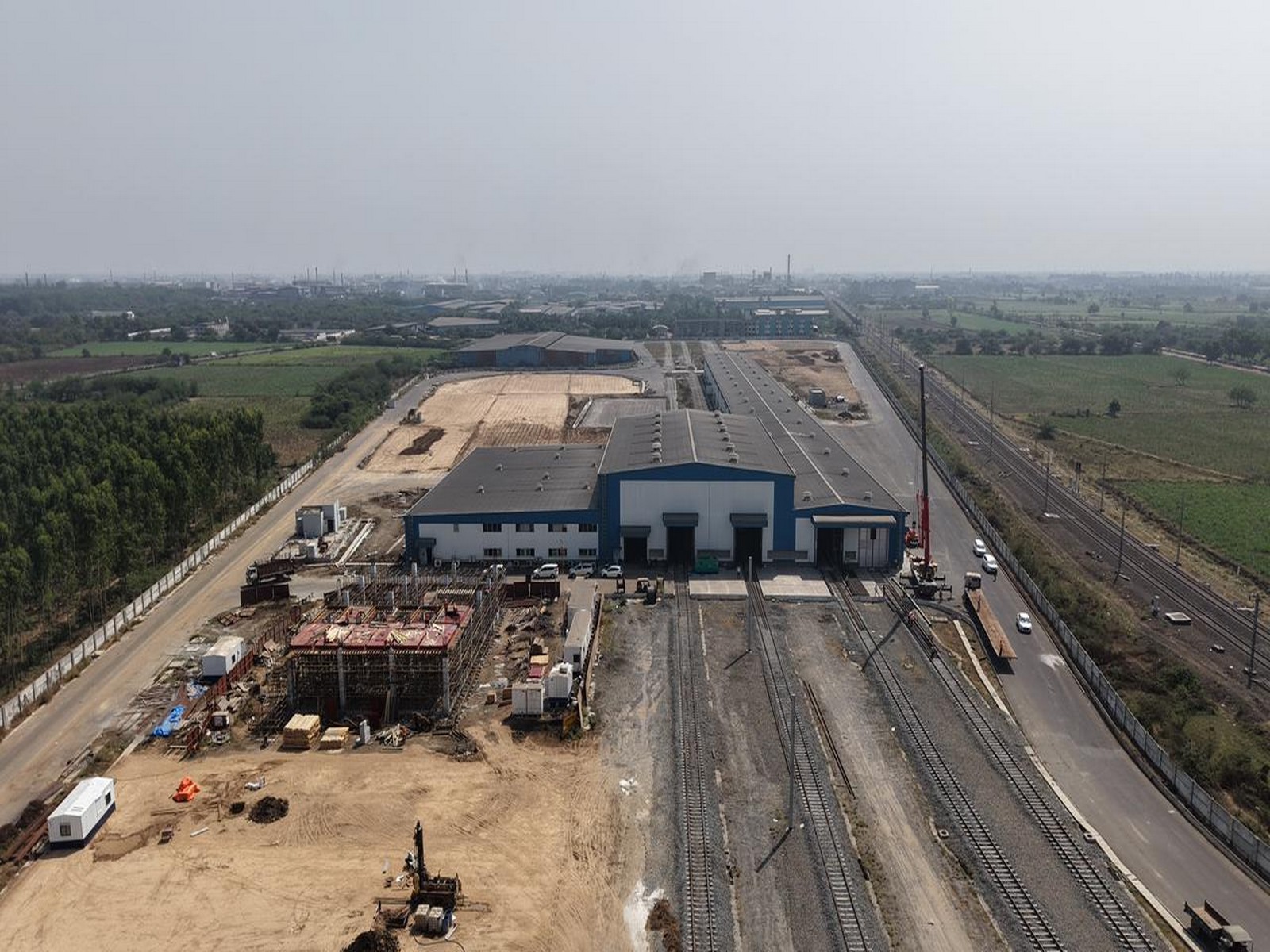 Surat Rolling Stock Depot for Mumbai Ahmedabad bullet train project (Photo/NHSRCL) 