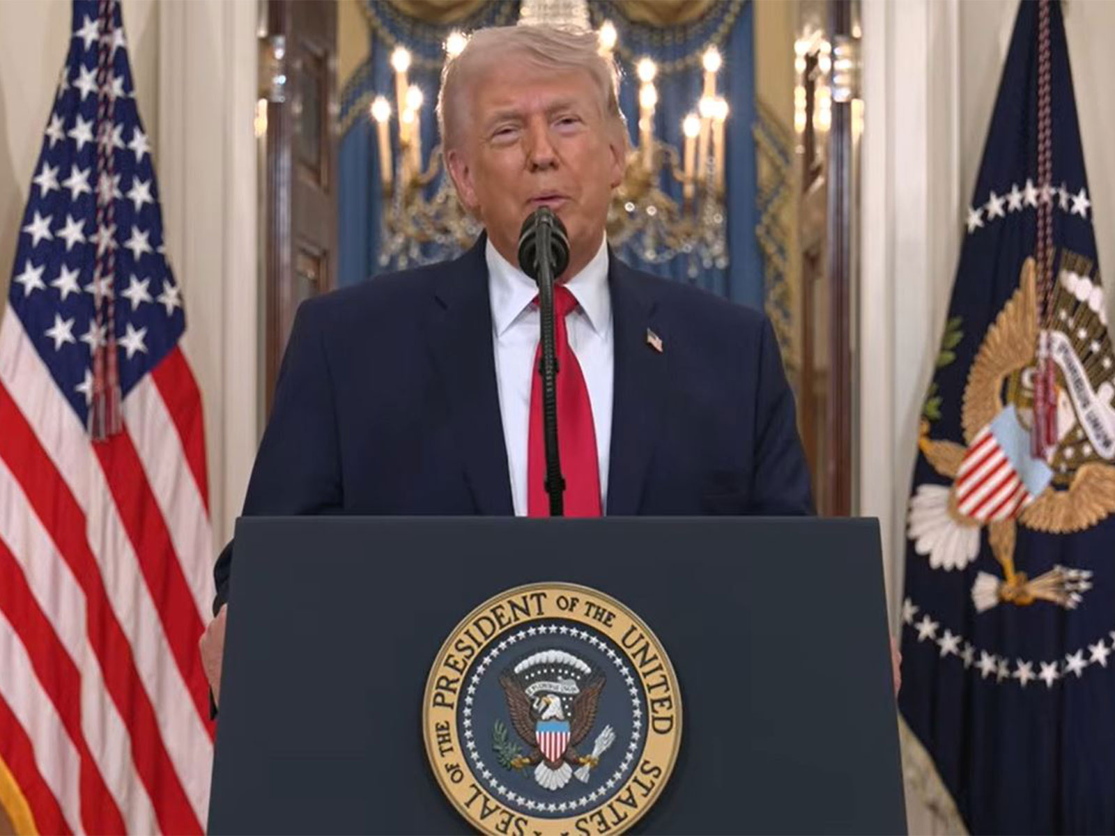 US President Donald Trump (Image Source: White House/YouTube)