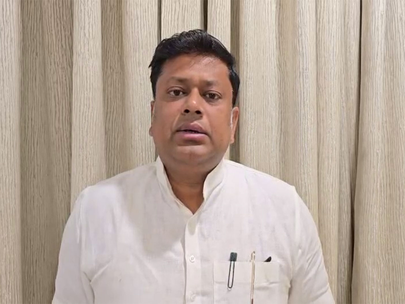 Union Minister Sukanta Majumdar (Photo/Self-made video) 