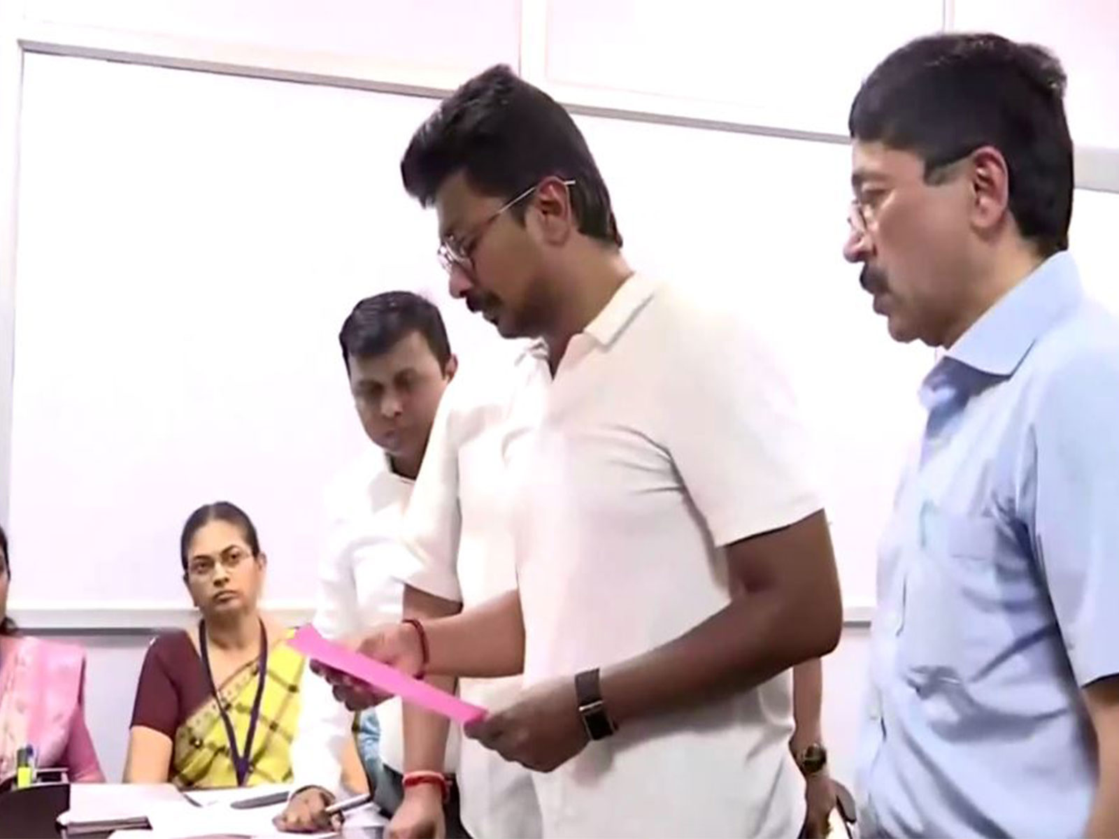 Tamil Nadu Deputy CM Udhayanidhi Stalin files nomination (Photo/DMK)