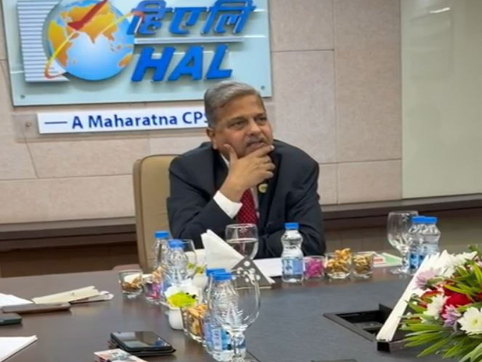 Dr DK Sunil, Chairman and Managing Director, Hindustan Aeronautics Limited (HAL) (Photo/ANI)