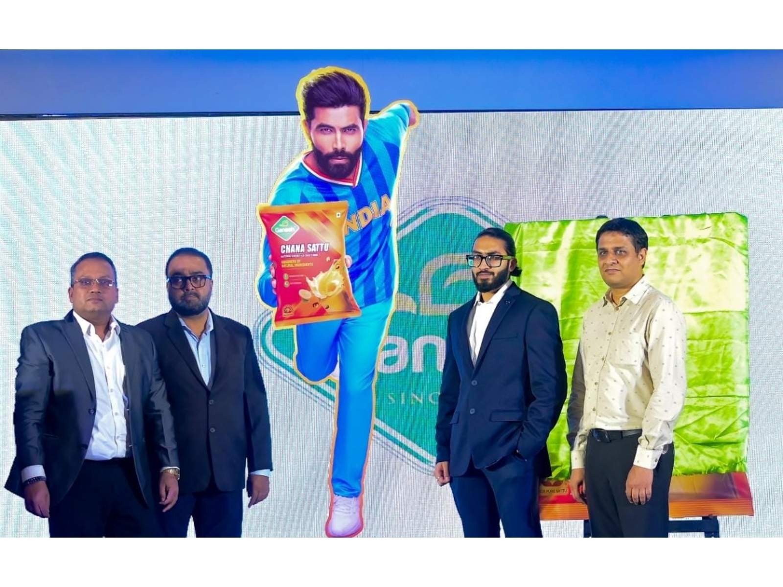 Ganesh Consumer Signs one of the world's finest all-rounders Ravindra Jadeja as brand ambassador to Expand Sattu Beyond Eastern Markets