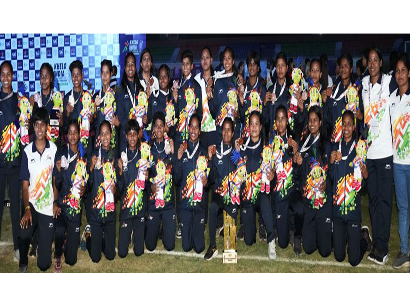 Chhattisgarh women's football team. (Photo: SAI Media)