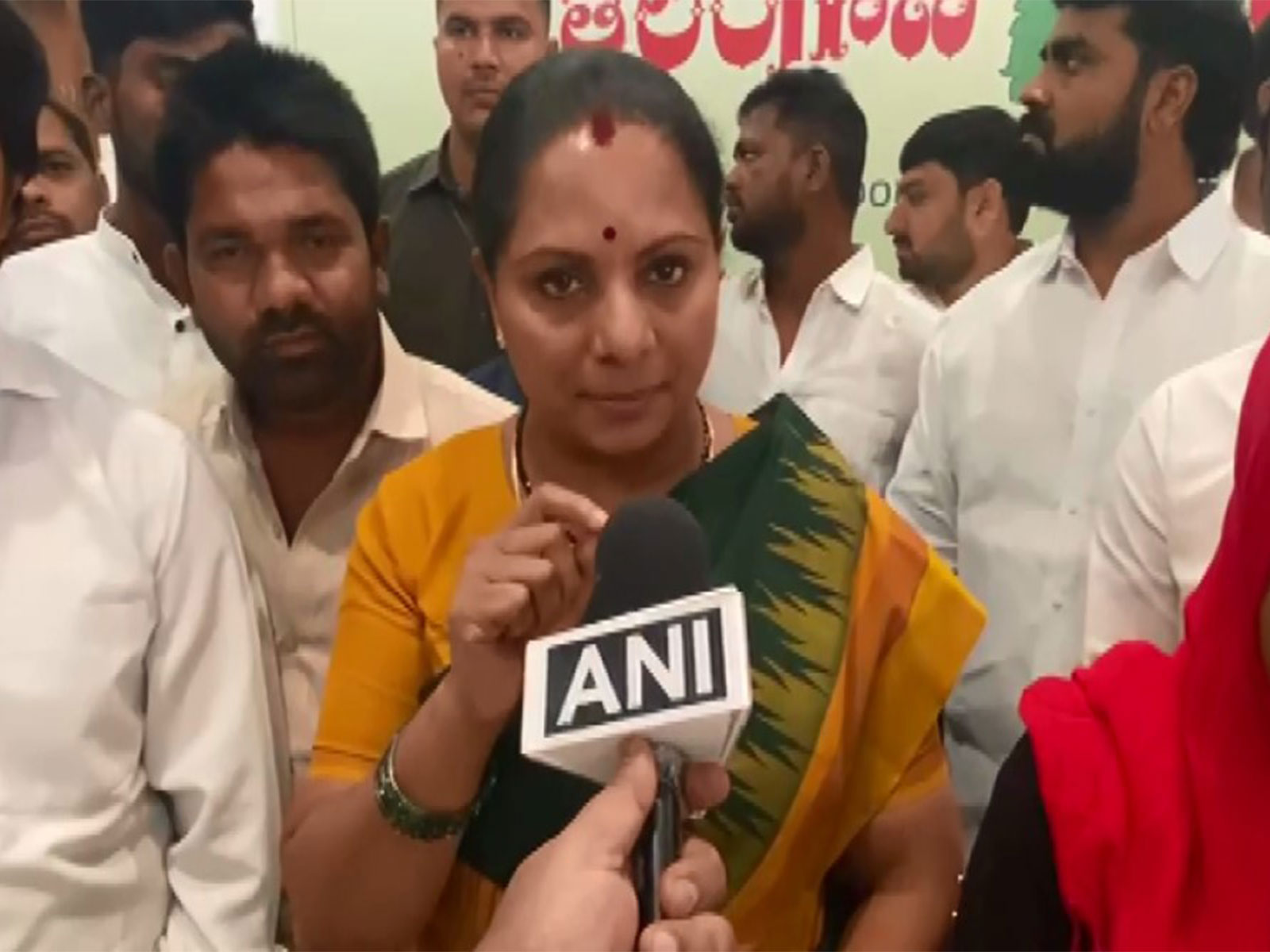 Telangana Jagruti President K. Kavitha (Photo/ANI)