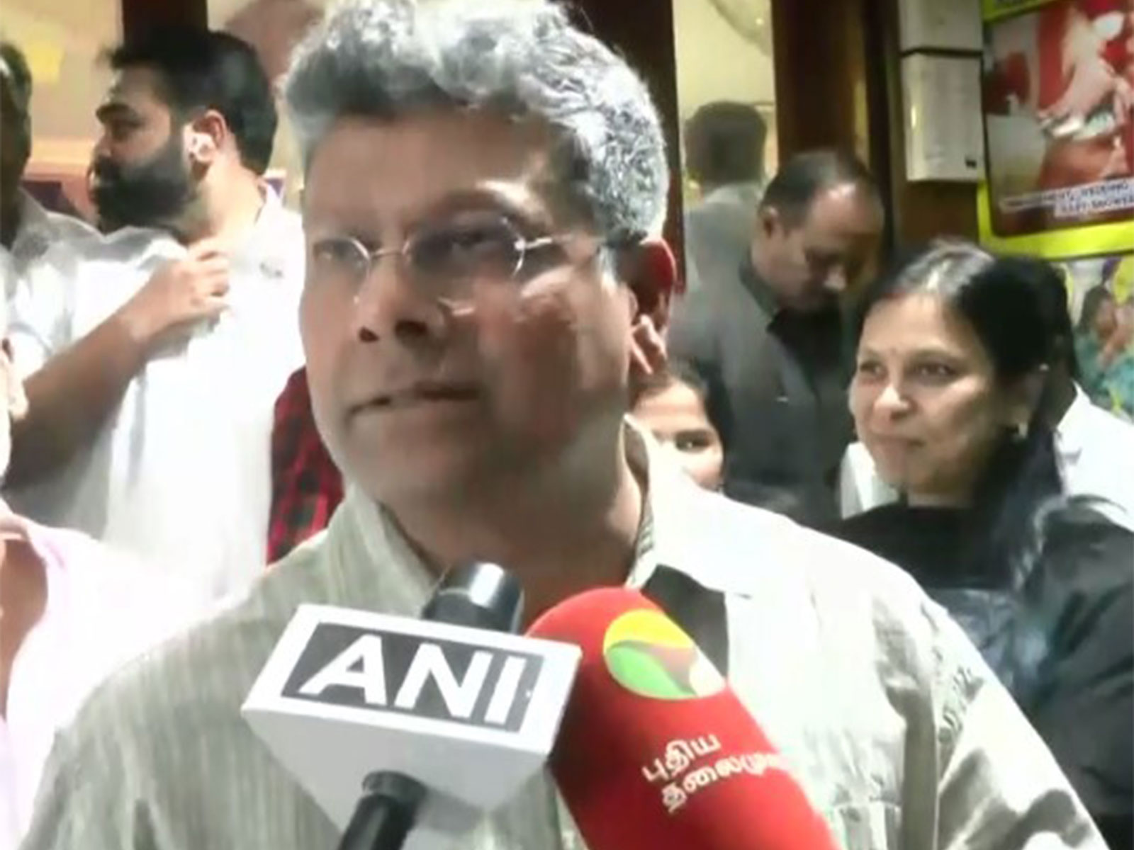 MK Stalin's son in law V Sabareesan (Photo/ANI)