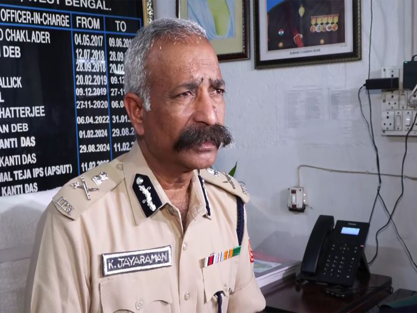 ADG North Bengal K Jayaraman (Photo/ANI)