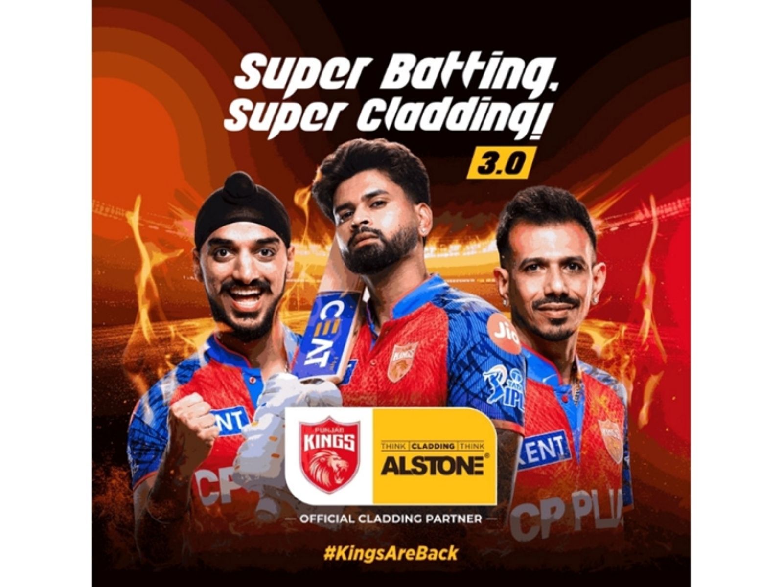 Alstone Strengthens Its National Presence with Punjab Kings as Official Cladding Partner for India's Premier T20 Cricket League 2026