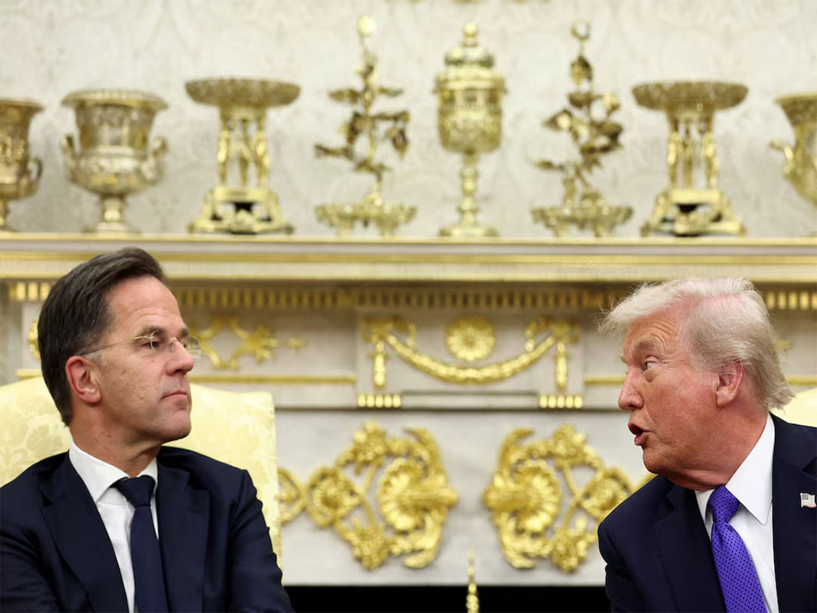NATO Secretary General Mark Rutte and US President Donald Trump (Image Source: Reuters)