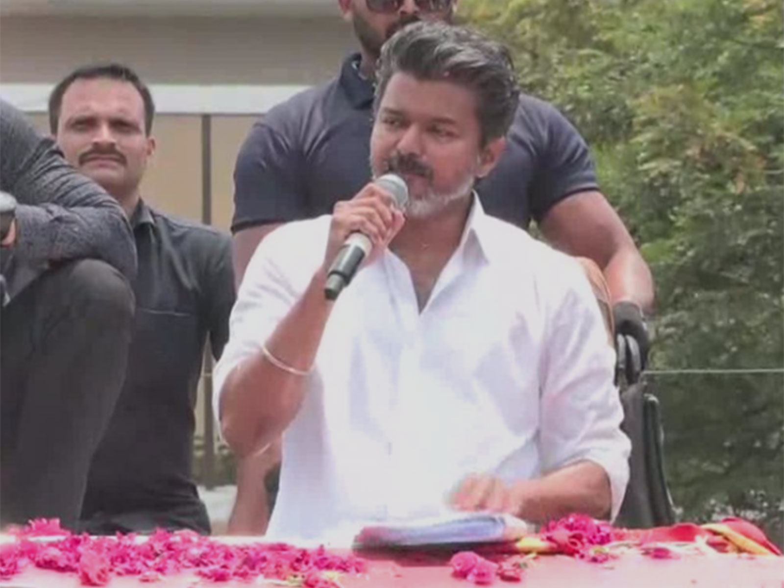 Tamilaga Vettri Kazhagam (TVK) chief Vijay (Photo/ANI)