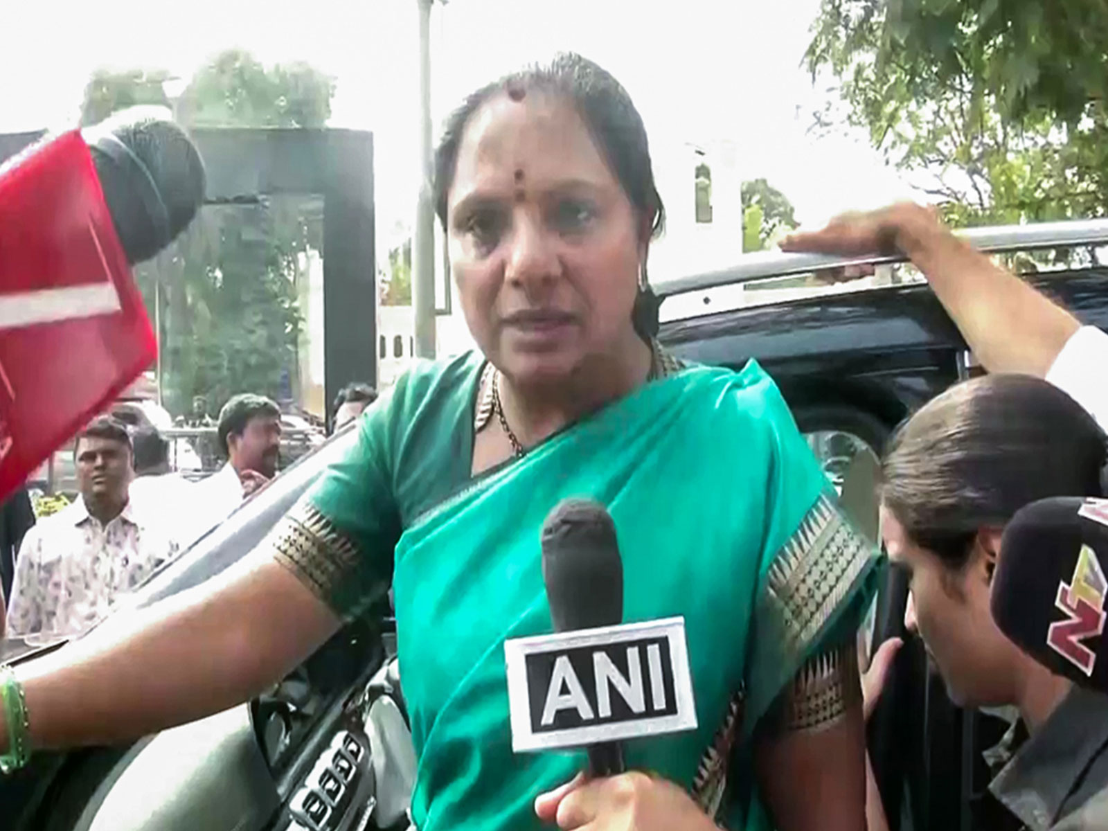 Telangana Jagruthi founder K Kavitha (Photo/ANI)