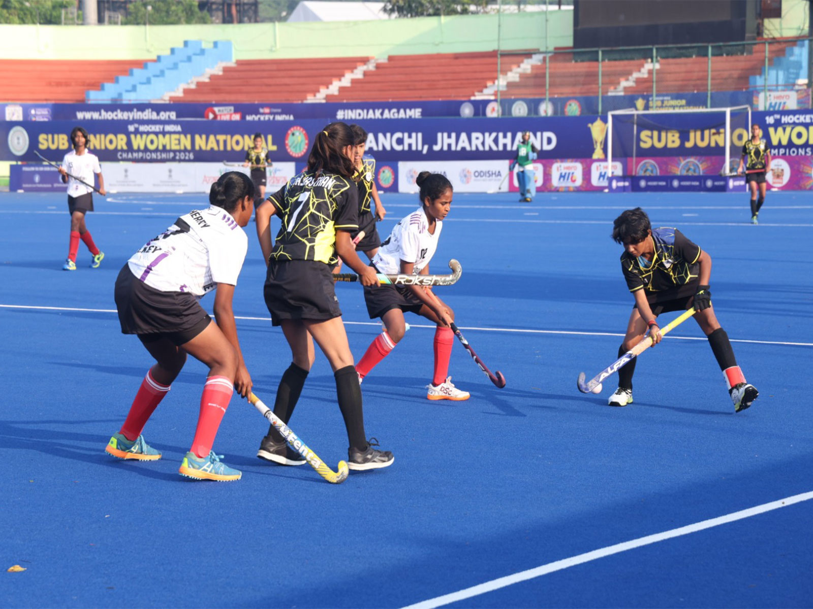 Hockey players in action (Photo: Hockey India)