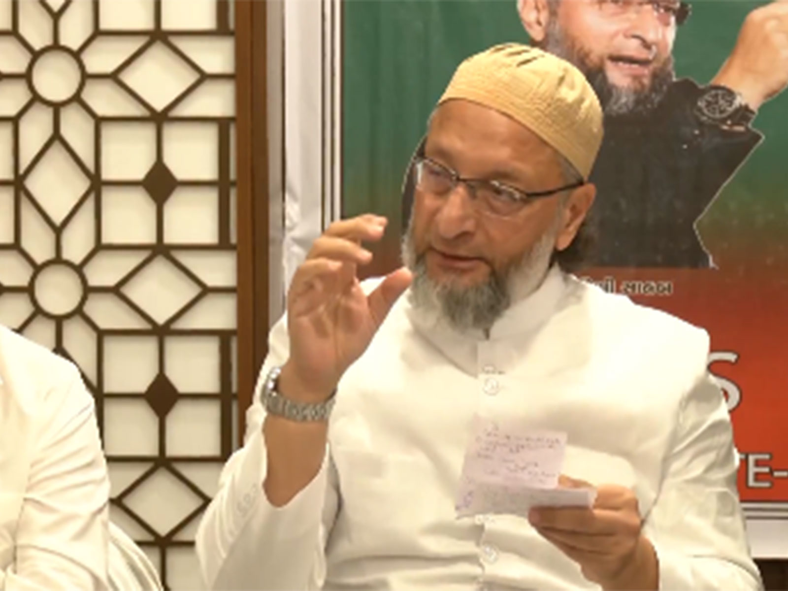All India Majlis-e-Ittehadul Muslimeen (AIMIM) President Asaduddin Owaisi (Photo/ANI)