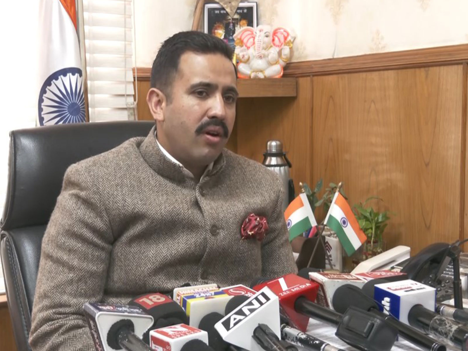 Himachal Pradesh PWD Minister Vikramaditya Singh (File Photo/ANI)