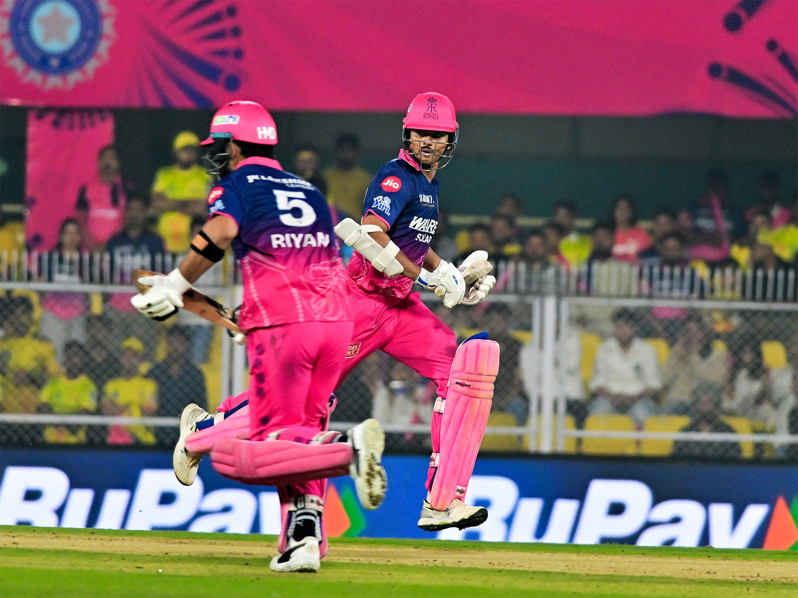 Rajasthan Royals batters in action (Photo: ANI)