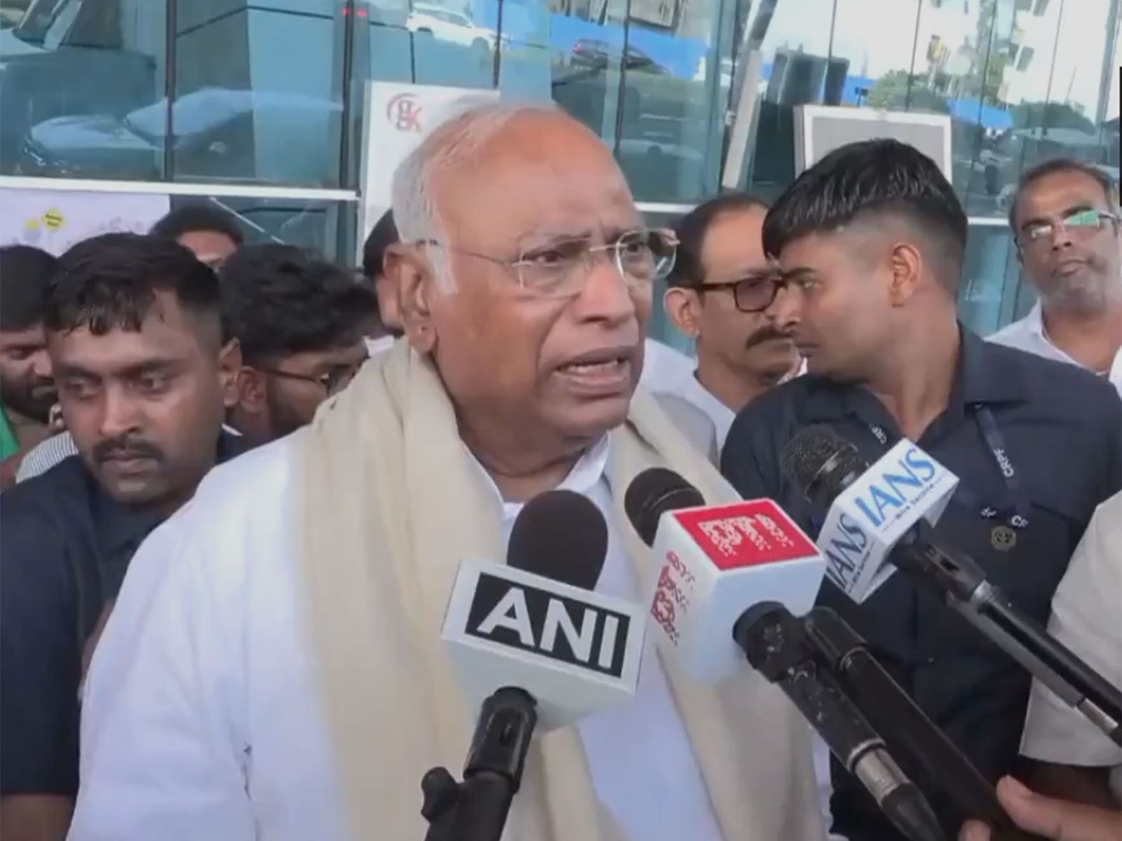 Congress National President Mallikarjun Kharge (Photo/ANI)