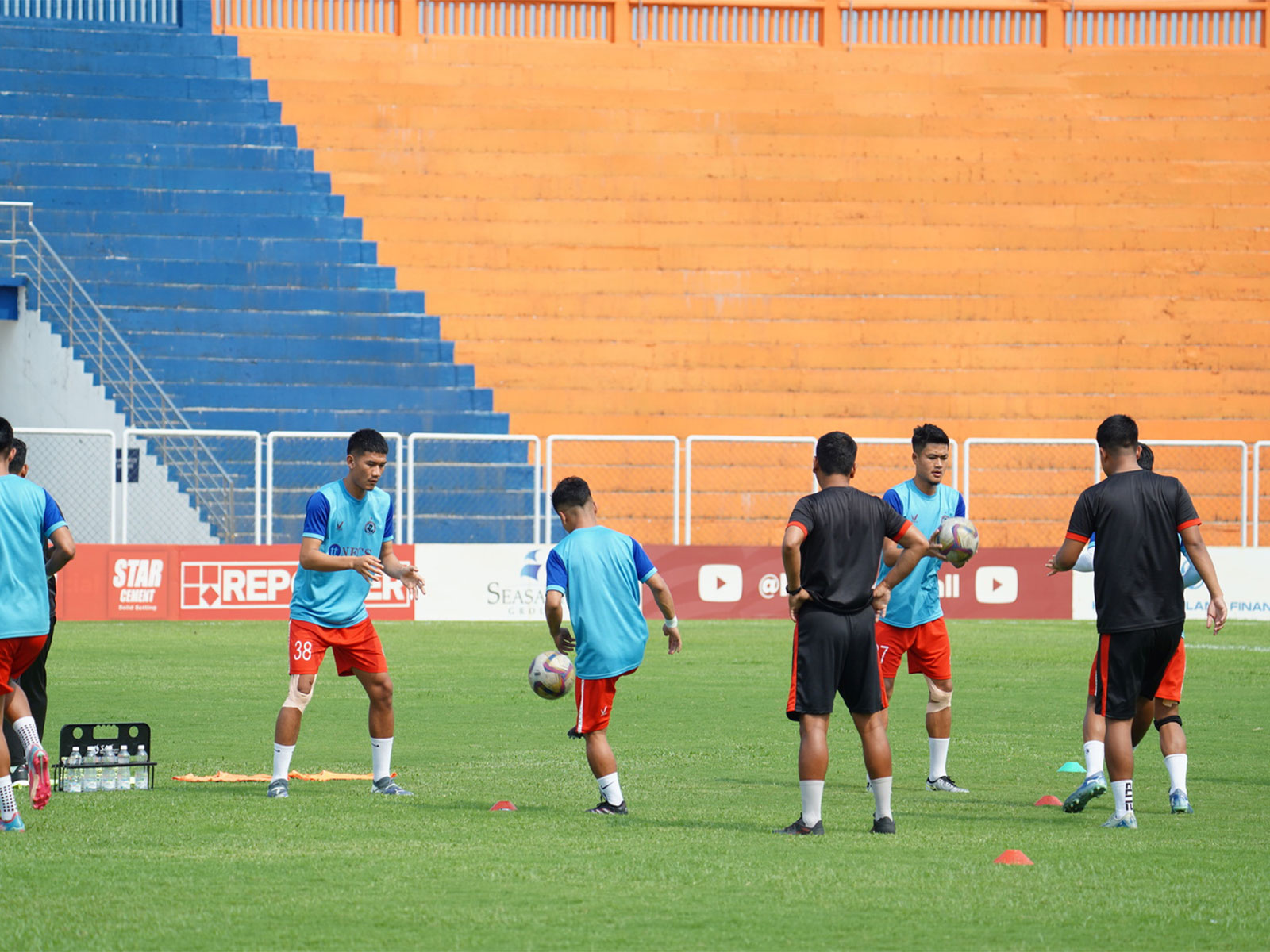Aizawl FC players training (Photo: AIFF)