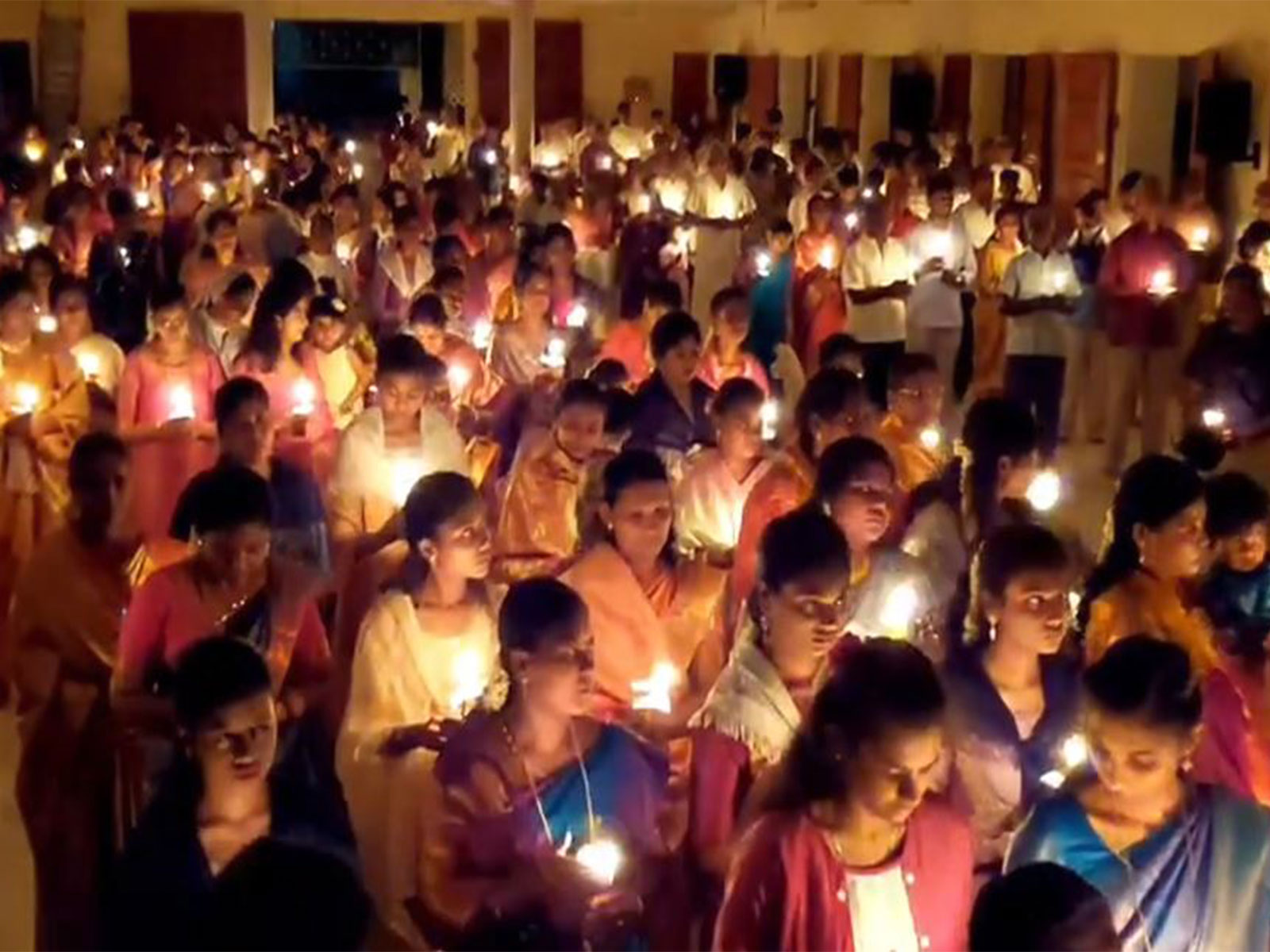 Visual from Sacred Heart Church in Udaiyarpatti (Photo/ANI)