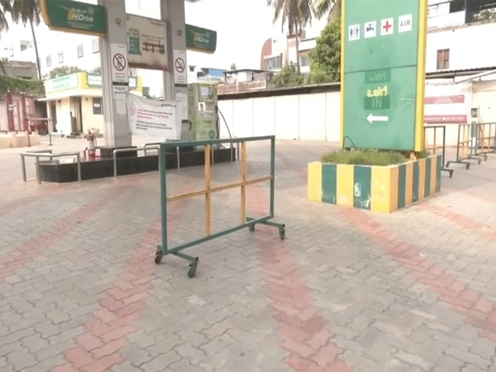 Bunkers closed with "No Stock" boards displayed (Photo/ANI)