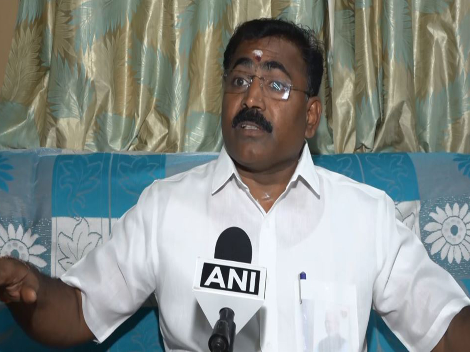 Puducherry BJP General Secretary Mohan Kumar (Photo/ANI)