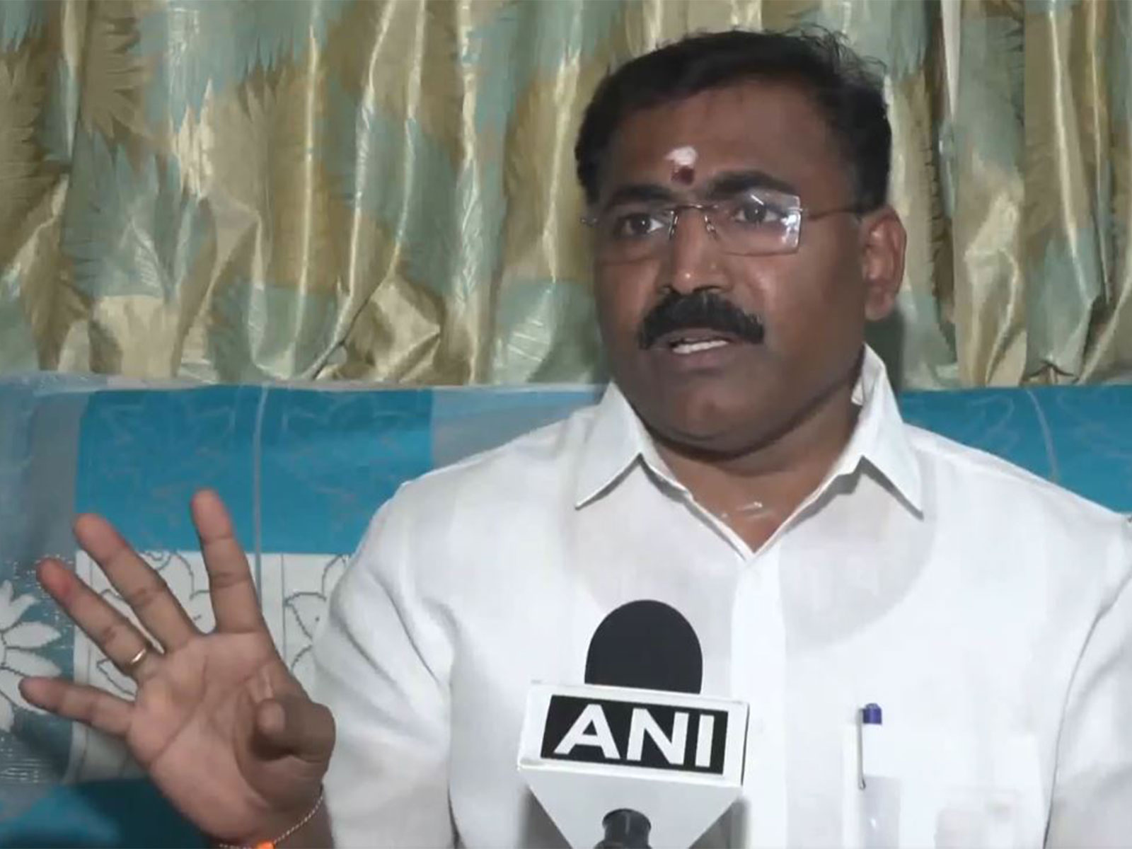 Puducherry BJP General Secretary Mohan Kumar (Photo/ANI)