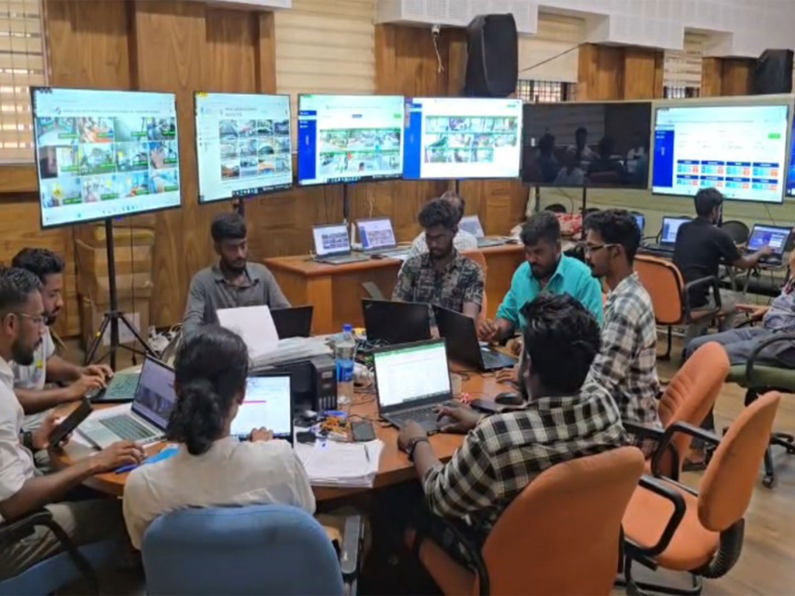 Polling booths in Kannur under webcasting surveillance ahead of elections (Photo/ANI)