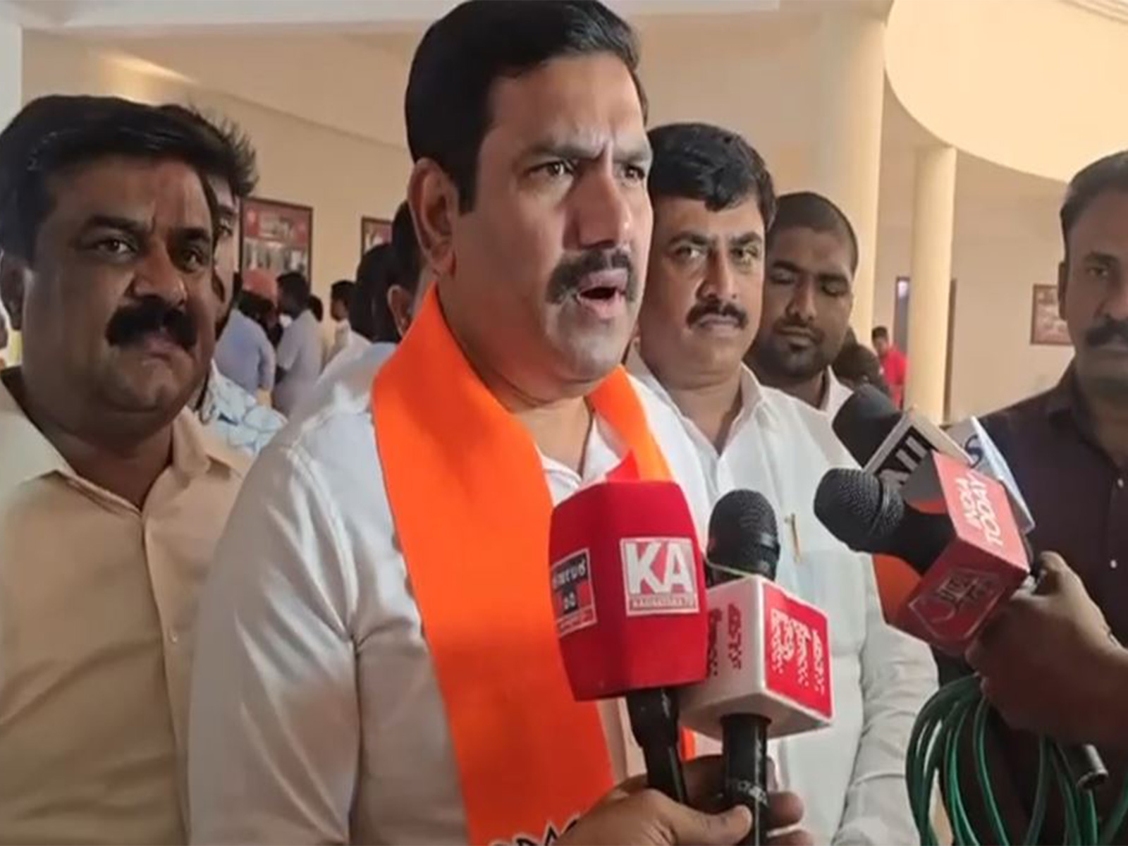 BJP State President BY Vijayendra (Photo/ANI)