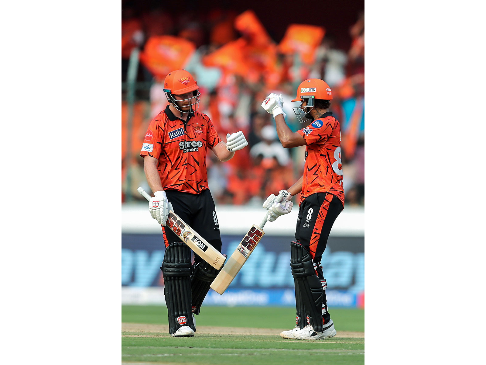 SRH's Heinrich Klassen (left) and Nitish Kumar Reddy (right) (Photo: ANI)