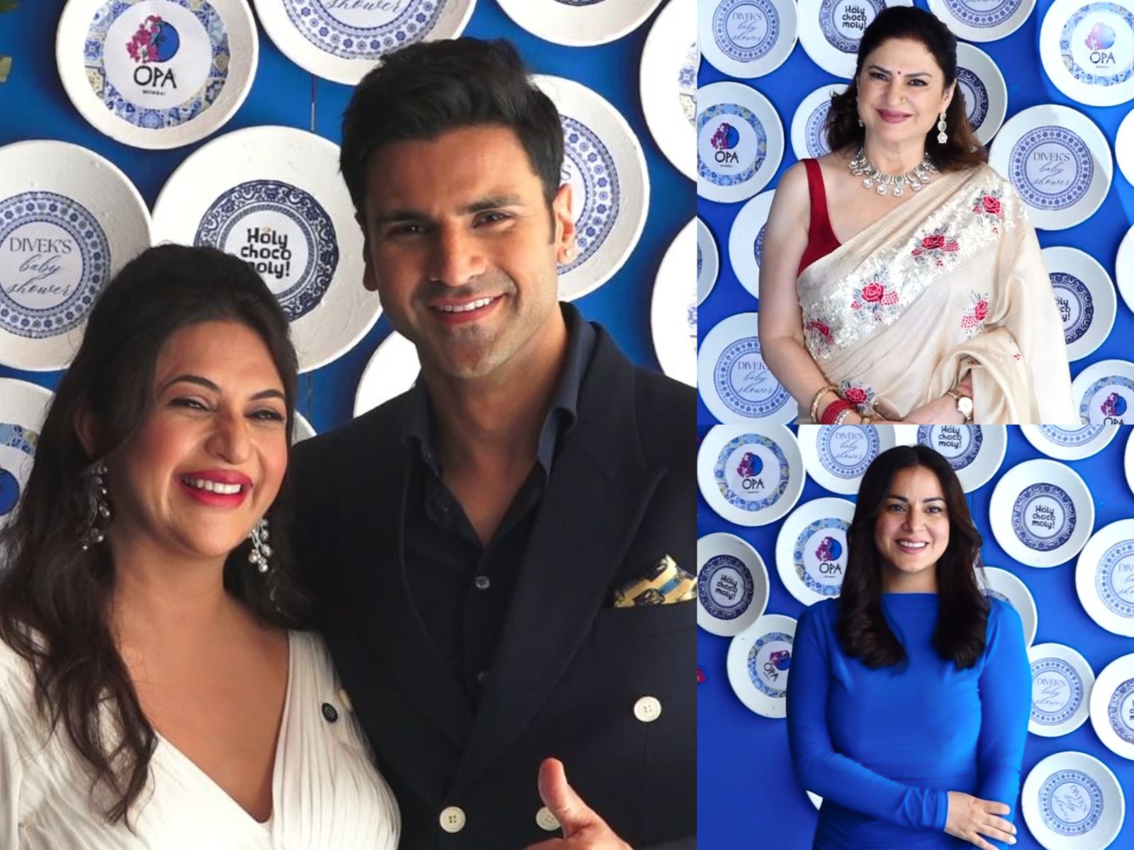 Divyanka Tripathi, Vivek Dahiya, Shraddha Arya and Kunika (Photo/ANI)
