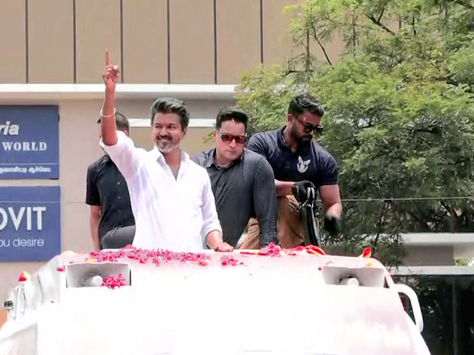 Tamilaga Vettri Kazhagam (TVK) chief Vijay (FilePhoto/ANI)