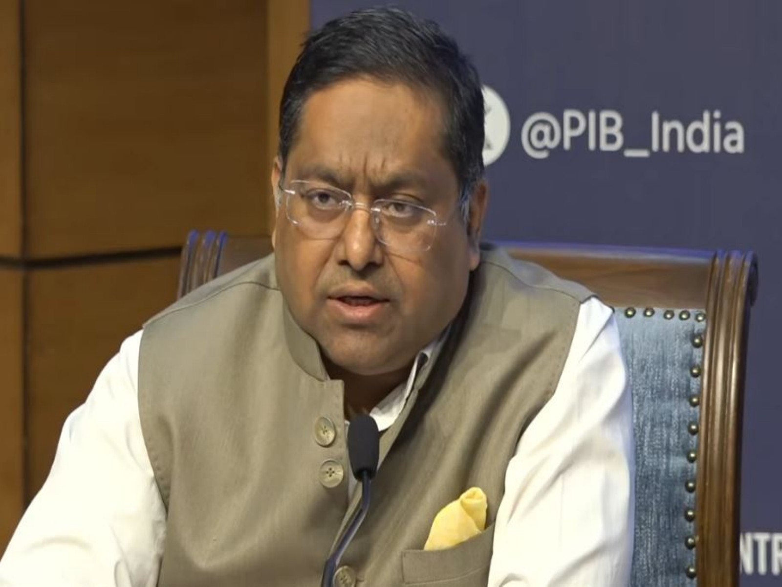 MEA spokesperson Randhir Jaiswal (Photo/Youtube@PIBIndia)