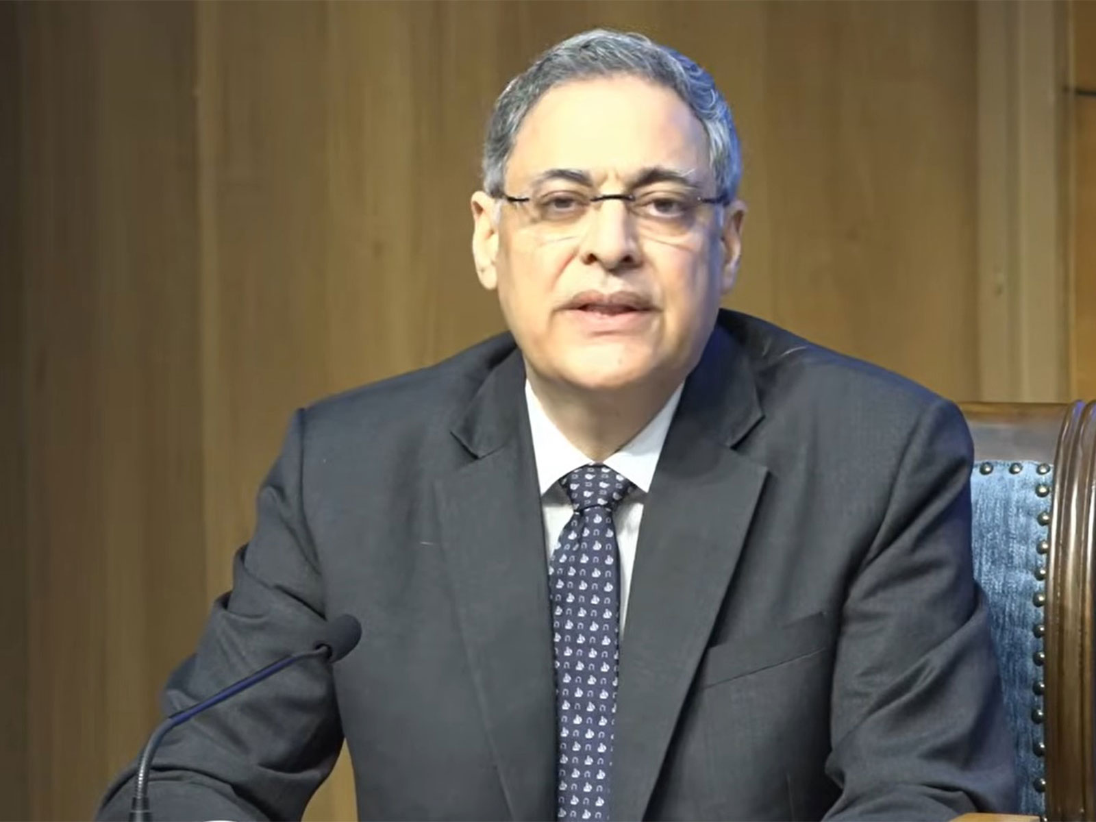 Additional Secretary (Gulf) at the Ministry of External Affairs (MEA), Aseem R Mahajan (Photo/Youtube/@PIBIndia)