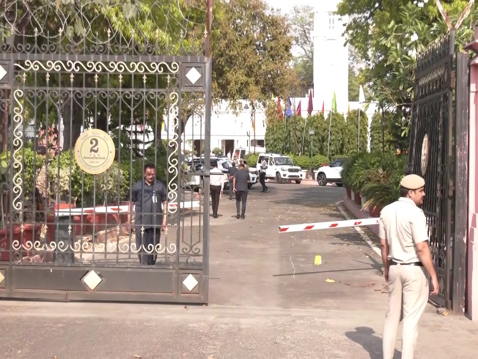 Visual from Delhi Vidhan Sabha following the incident (Photo/ANI)