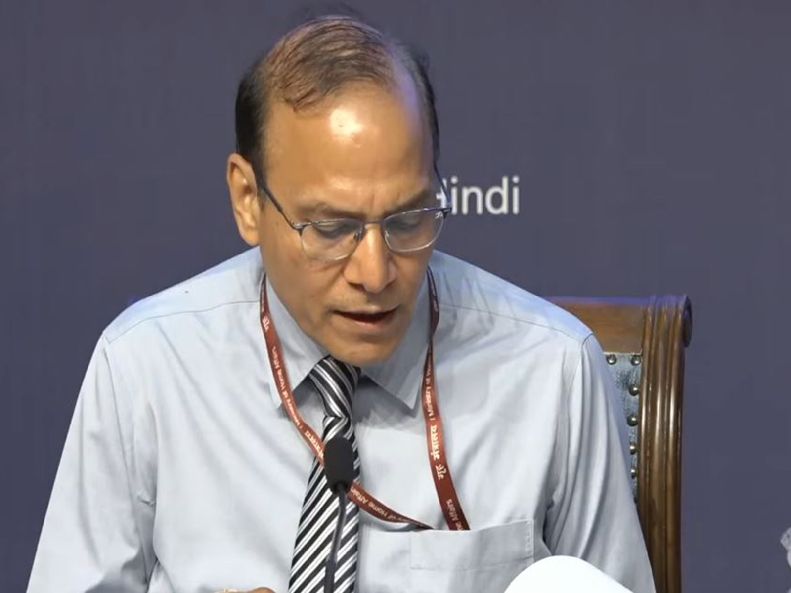 Additional Secretary in the Ministry of Ports Shipping and Waterways, Mukesh Mangal (Photo/Youtube@PIBIndia)