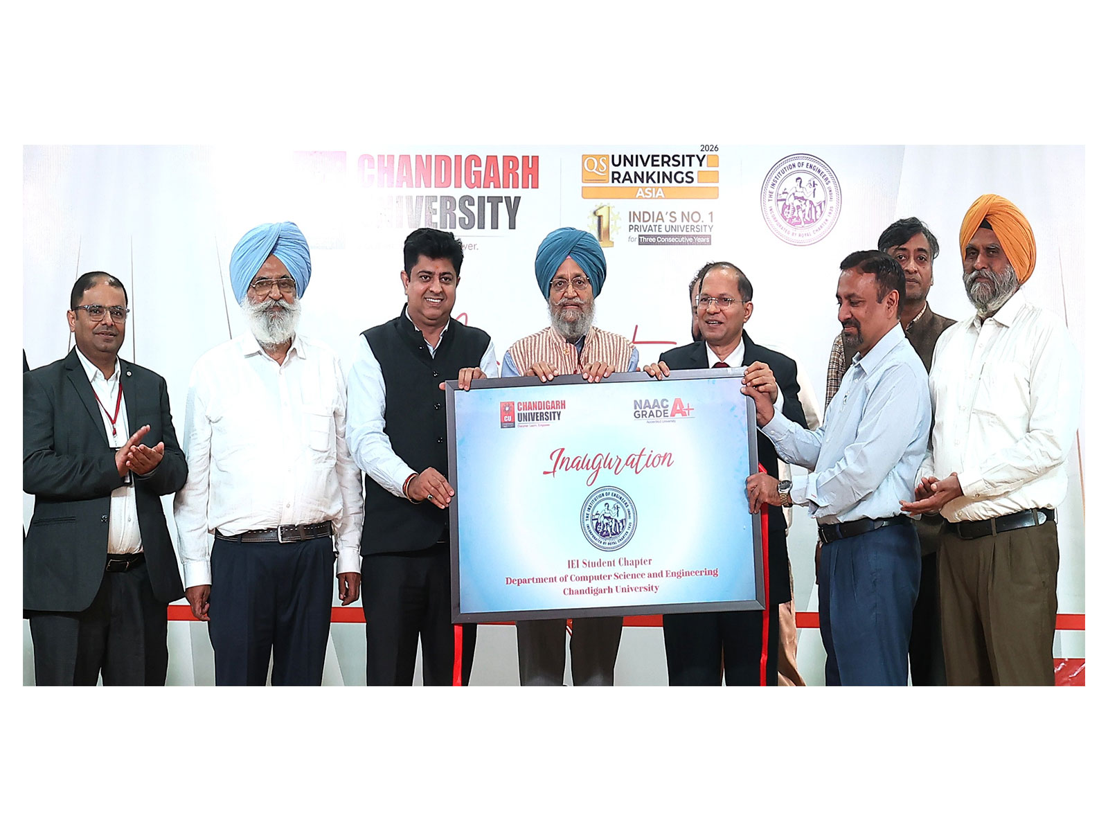 This IEI Student initiative is aimed to nurture innovation, research and professional excellence among engineering students at Chandigarh Universit