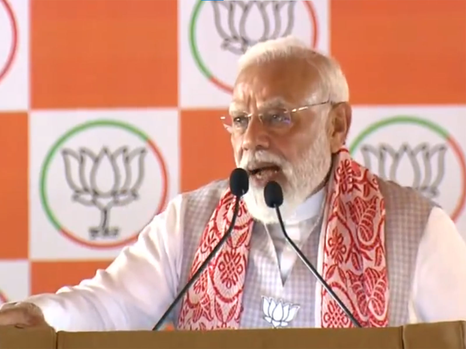 PM Modi in Assam (Photo/ANI)