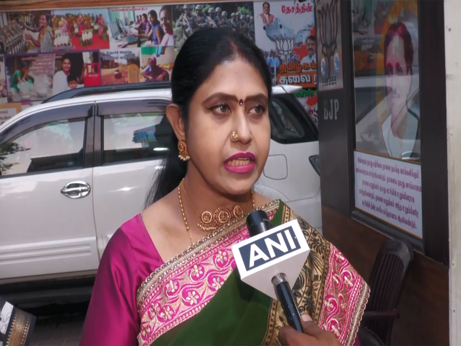 BJP leader Vijayadharani (Photo/ANI)