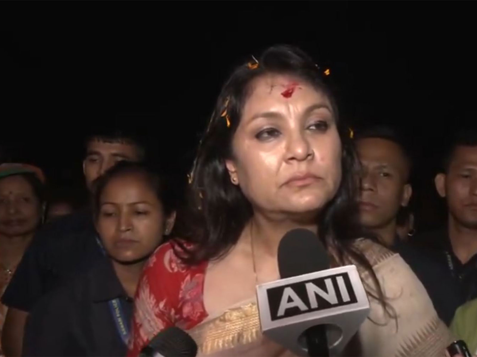 Assam Chief Minister Himanta Biswa Sarma's wife Riniki Bhuyan Sharma (Photo:ANI)