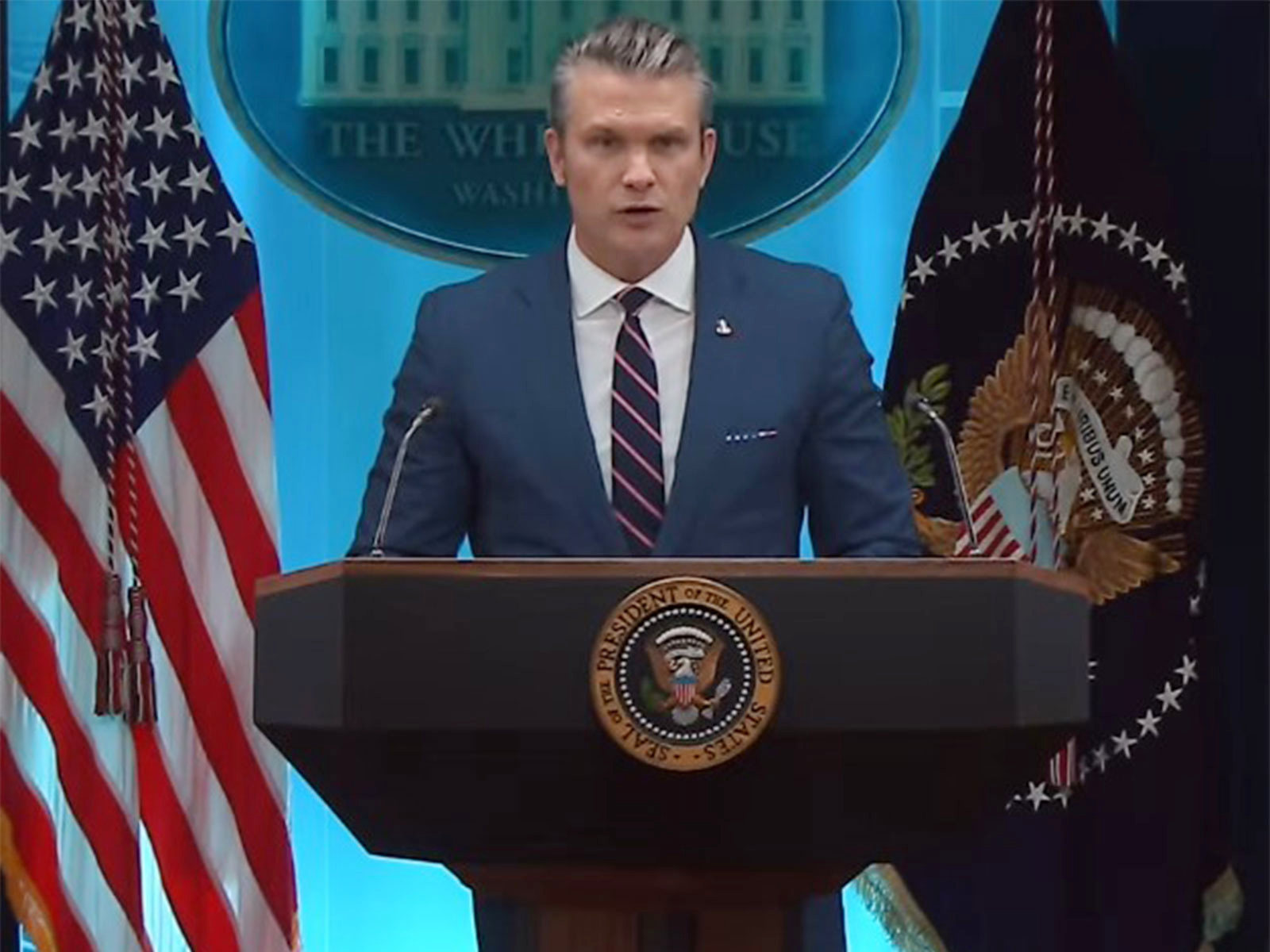  US Secretary of War Pete Hegseth (Photo/Youtube of White House)
