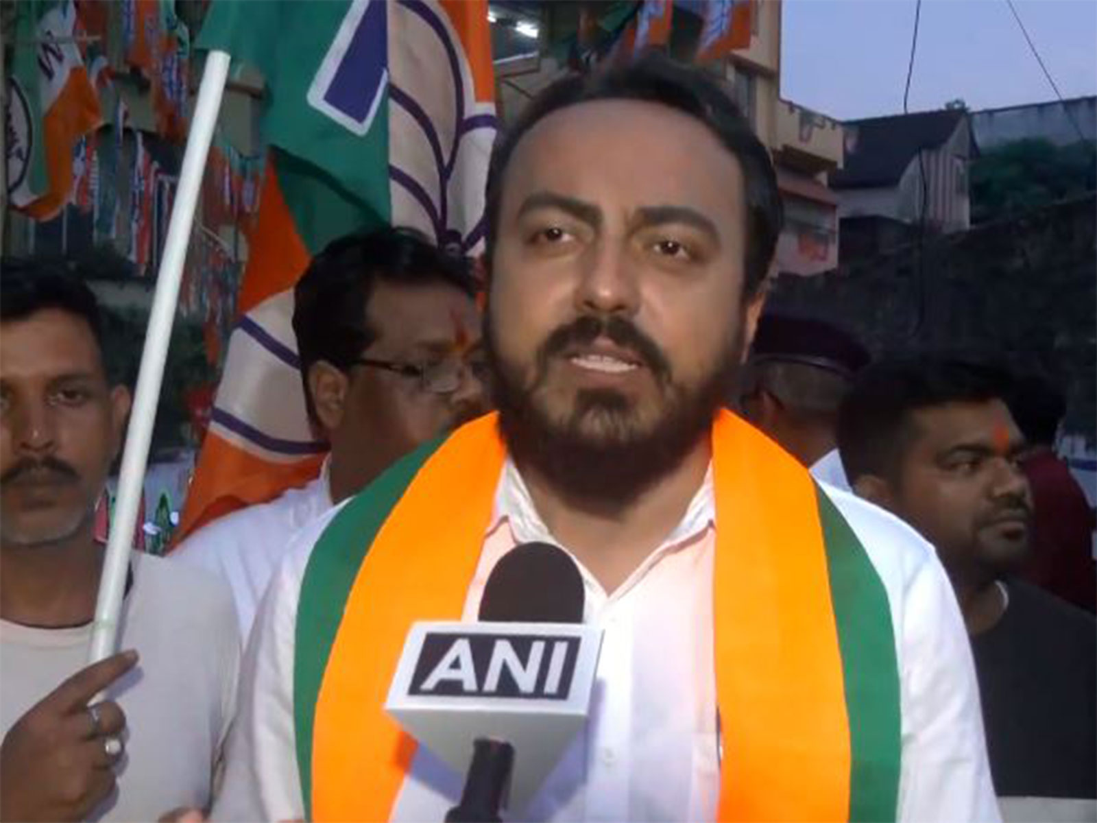 BJP candidate for the Behala Paschim Assembly constituency, Indranil Khan  (Photo/ANI)