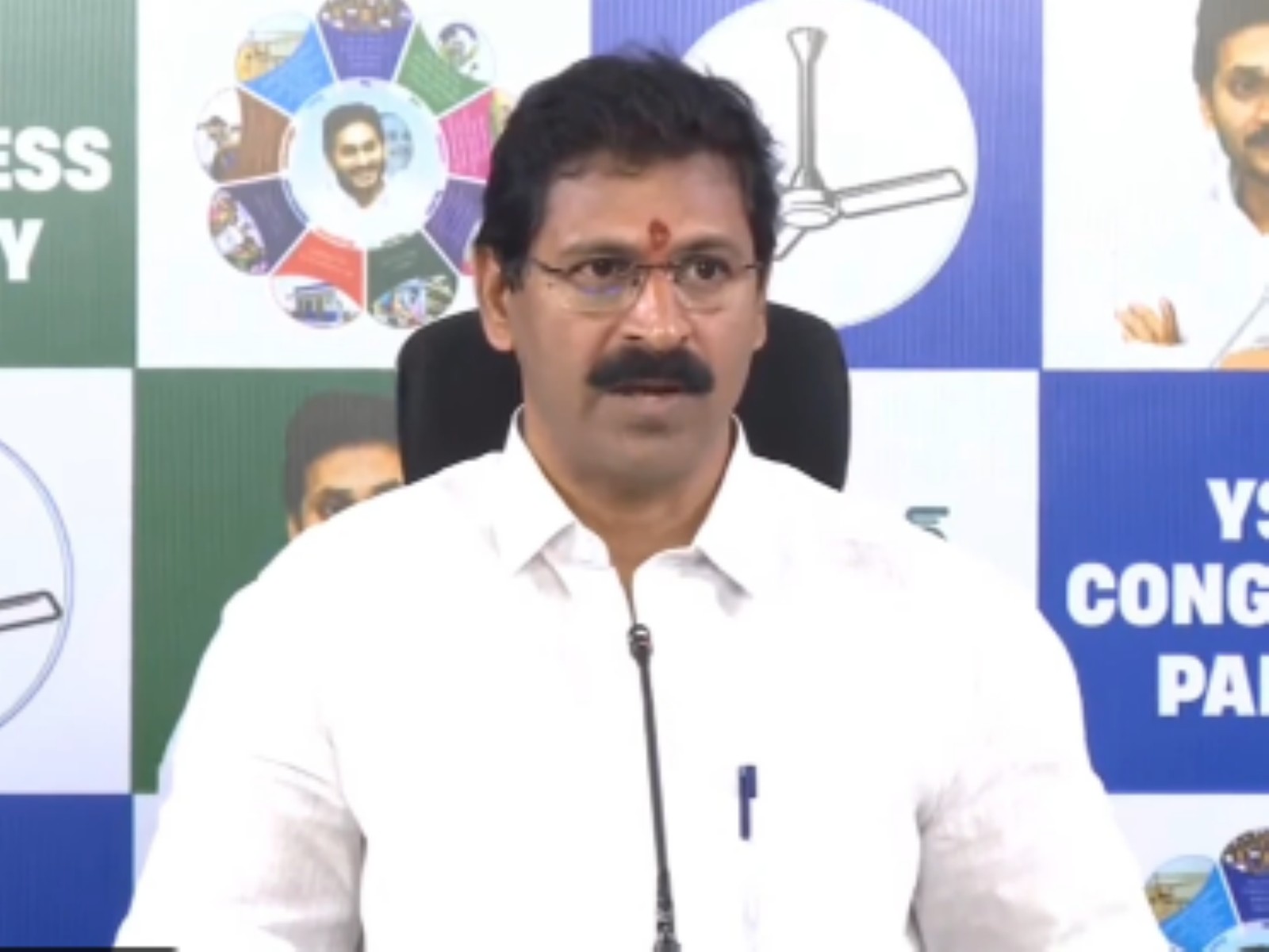 YSRCP State Official Spokesperson Vangaveeti Narendra (Photo/@YSRCParty)