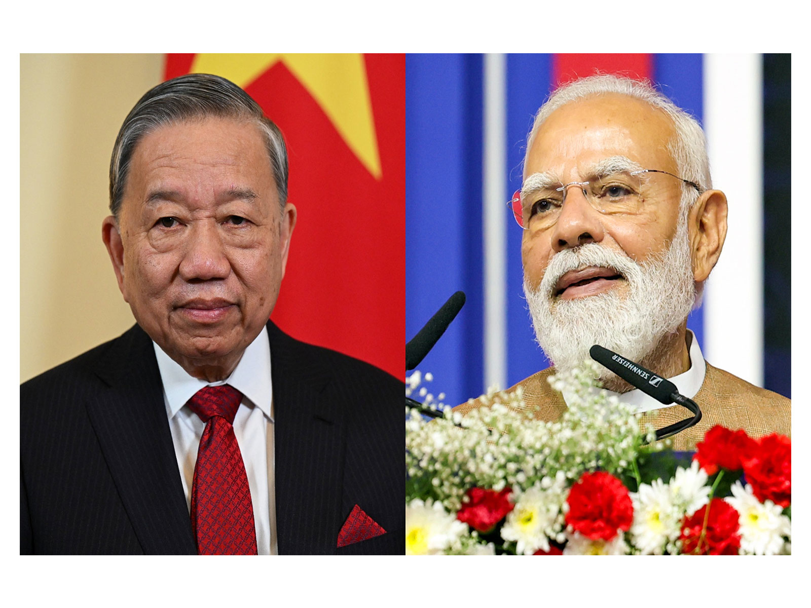 Vietnam President To Lam (Photo/Reuters) and PM Narendra Modi (Photo/ANI)