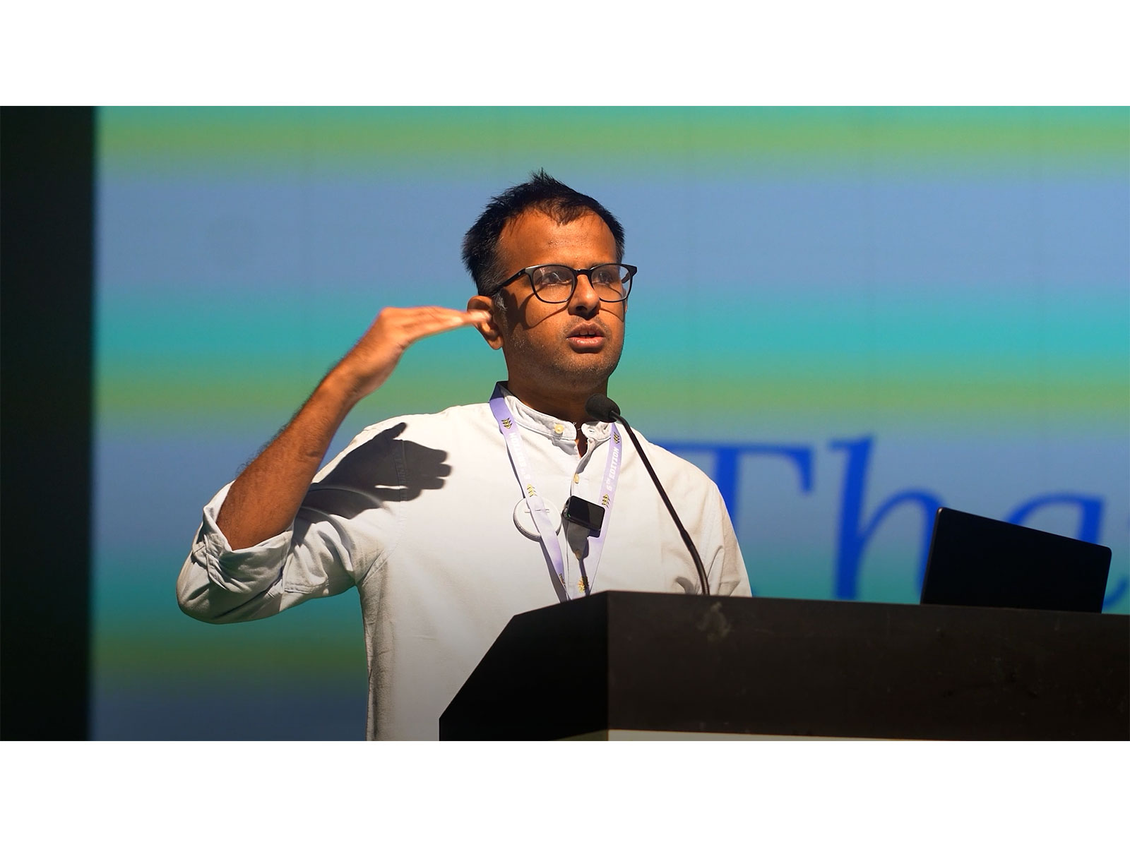 Abhijith Reddy, CTO of ASBL at Python Conference Hyderabad 2026