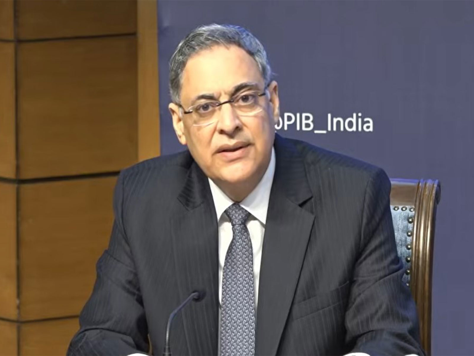 Additional Secretary (Gulf) Aseem R Mahajan (Photo/Youtube/@PIBIndia)