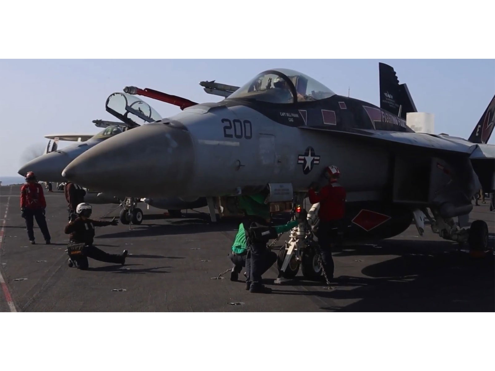 US Navy jets launch from USS Abraham Lincoln during Operation Epic Fury (Photo/X/@CENTCOM)