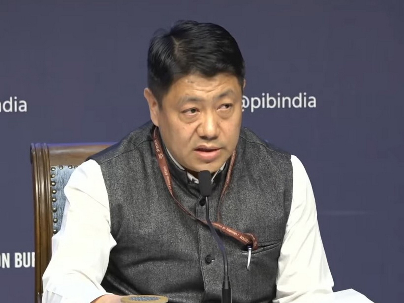 Joint Secretary in the Ministry of Civil Aviation, Asangba Chuba Ao (Photo/ANI)