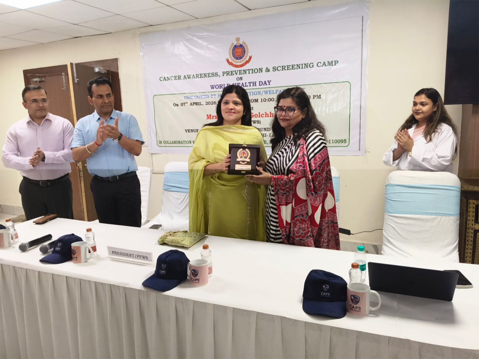 DSCI organises 5th CAPS camp at Delhi Police Headquarters (Photo/Delhi Police) 