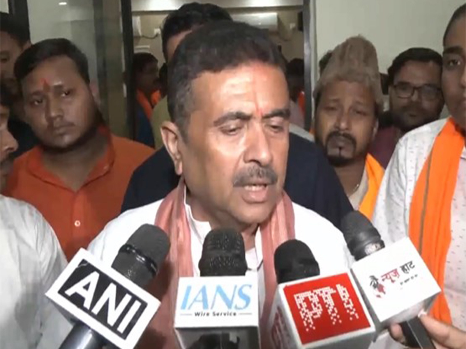  Leader of the Opposition and Bharatiya Janata Party (BJP) candidate Suvendu Adhikari (Photo/ANI)