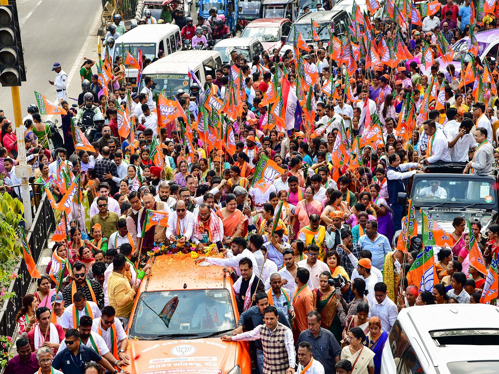 BJP Assam demands strict against Congress (Photo/ANI) 